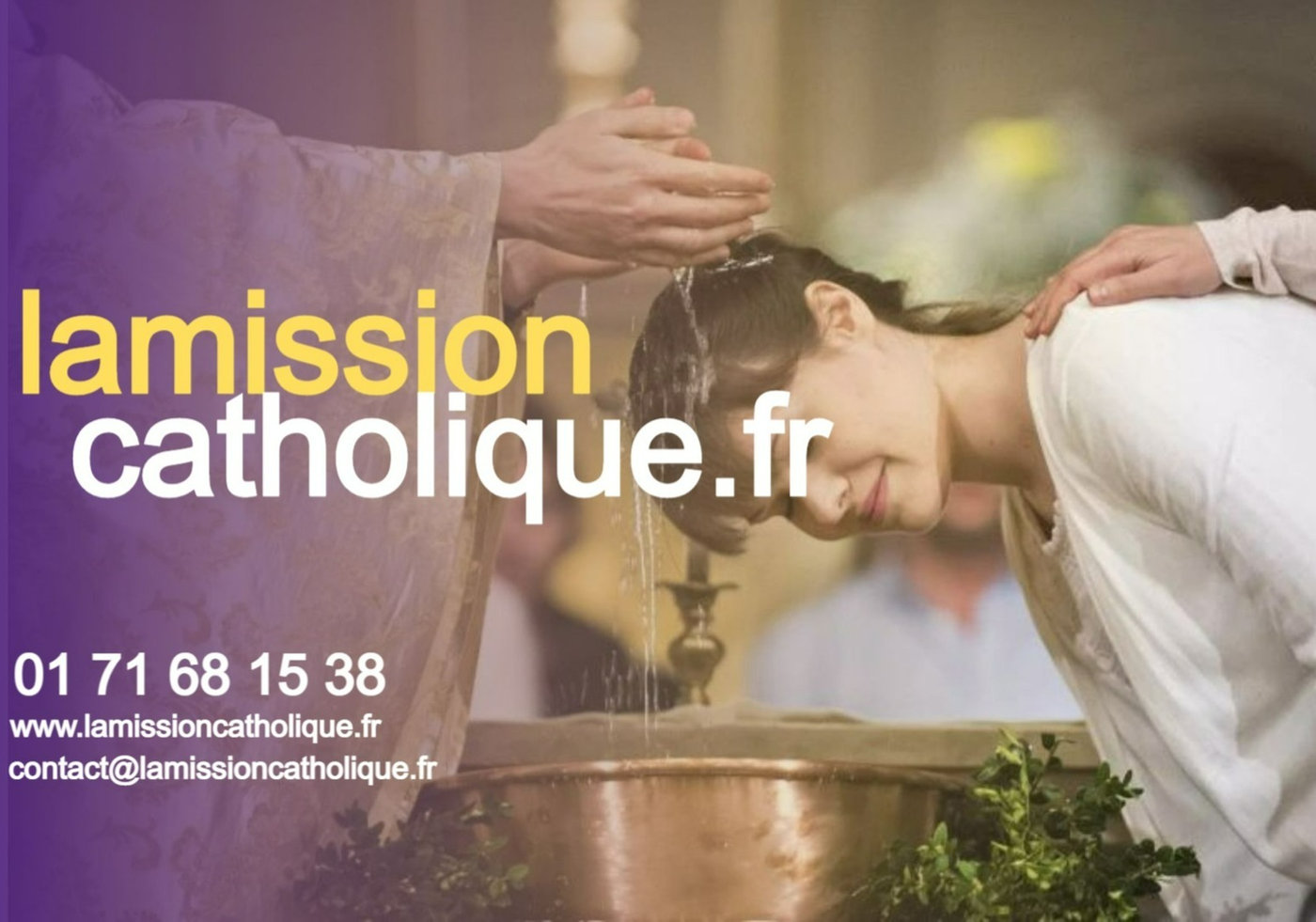 Baptême — lamissioncatholique.fr, 01 71 68 15 38